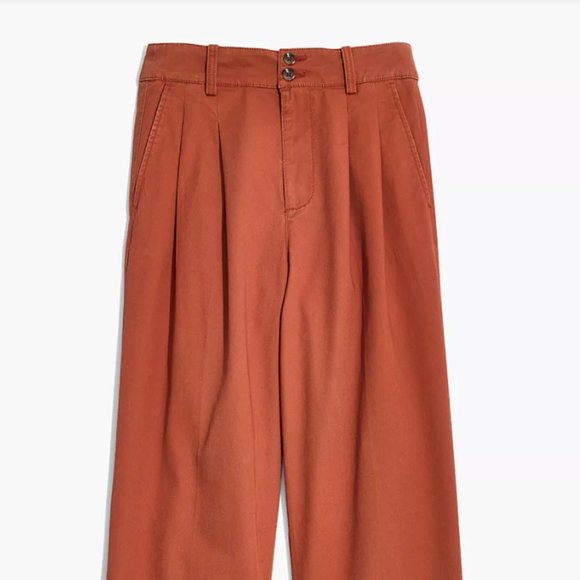 Pleated Wide-Leg Pants (Madewell) - Picture 1 of 5